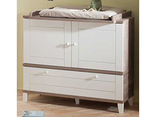 Preisvergleich Produktbild Wickelkommode Kommode Wickeltisch Wickelregal Babyzimmer Baby Möbel "Nissie I"