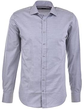 BUGATTI Herren Hemd, grau