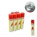 Produktbild DRULINE 6 Stück 300 ml Universal Butan Feuerzeuggas Nachfüllgas Feuerzeug