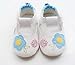 Bigood Baby Toddler PU Leather Shoes Walking Sneaker 13cm Sunflower Blue
