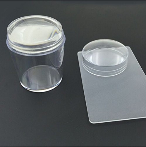 NAILFUN – BIG Clear Jelly Stamper transparent – klarer Stempel für grosse Nailart-Stampings - 4