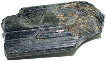 Green Tourmaline rough &amp; transparent gemstone crystal 16.50 carat
