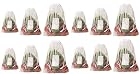 HomeStrap Mesh Reusable Fridge Storage Bag for Fruits & Vegetables- Set of 12 (Double Layered Mesh)