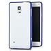 Produktbild Saxonia. Aluminium Bumper Samsung Galaxy Note 4 Ultra Slim Alu Case Rahmen Blau