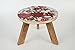 Children's Solid Wood Stool "Flower" (brown)