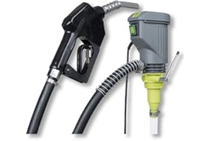 TECALEMIT USA Dieselpumpe HORNET W40A 230V kpl. Set Horn f. Diesel, Heizöl EL/L, Kühlerfrostschutzmittel (Konzentrat) W 40A mit Saugschlauch, 4m Abgabeschlauch und Automatik-Zapfpistole Fasspumpe Tecalemit