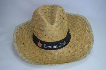 Preisvergleich Produktbild Havana Club Strohhut Hut Karneval Fasching Cap Mütze