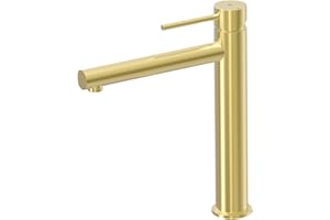 Essebagno Luisa mitigeur lavabo haut or brossé