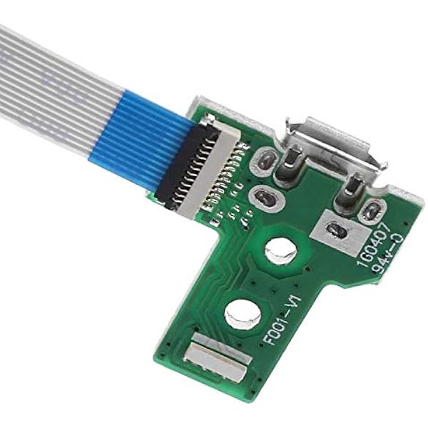 Devine Customz Ps4 Controller Jds 030 F001 V1usb Charging Port Socket Circuit Board 12 Pin Connector Amazon Co Uk Pc Video Games