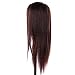 Anself Hair Model Long Synthetic Hair Hairdressing Training Head Mannequin Cut for Salon Practice with Clamp Dummy Model