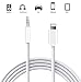 Produktbild Auto AUX Kabel für iPhone 3,5mm Aux-Adapter Stereo-Klinkenkabel Kompatibel mit iPhone 7/8/X/XR/XS MAX Adapter zu Auto/Stereoanlage/Kopfhörer/Autoradio/Lautsprecher/Unterstützung von iOS 12(Weiß)