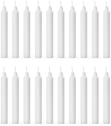 Lot De 6 Bougies Chakra En Verre Sans Parfum - Multi-couleurs - Pour Méditation Et Relaxation - Faites Main