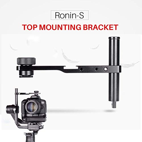 Gimbal Stablizier Accesorios compatibles para cámara DSLR dji Ronin S Soporte de Montaje de Poste Fijo con 1/4 Tornillo de Montaje en Zapata fría