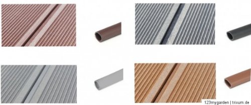 Fugenschlauchdichtung WPC Terrassendielen – Anthrazit / Schwarz matt - 3