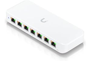 Ubiquiti 8 Port Layer 2 Gigabit PoE+ Switch, UniFi OS, Plastic Case, Compatible with Desktop, Laptop, Printer, IP Camera