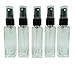 6 Pcs Empty Clear Glass Perfume Bottles Refillable Essential Oil Perfume Spray Bottles Wholesale Aromatherapy 8 ml Atomizer Bottle