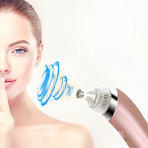 Electronic Facial Pore Cleaner,eTTgear Nose Blackhead Cleaner Acne Remover Tool(Gold)