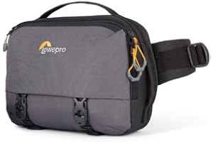 Lowepro Trekker Lite SLX 120, Zaino per Fotocamera Compatto con Tasca per Tablet, Borsa per Fotocamere Mirrorless Full Frame, Attacco per Treppiede, Porta Borraccia, Grigio