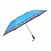 Fendo 2 fold auto open blue color umbrella for ladies RS.402.00