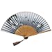 Produktbild Lazzboy Faltfächer Handfächer Bambusfächer Bambusfächer Ausgehöhlter Japanischer Klappfächer Vintage Bambus Folding Fans Fächer Wanddekoration Hochzeit Geschenk Muttertag Kostüm(B)