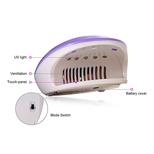 TOUCHBeauty TB-1439 Tragbarer 2 in 1 LED Nageltrockner mit Lüfter für Schellack und Gel - 7
