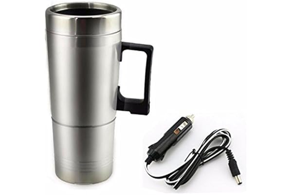 C-FUNN 12 V 300 ML Portable dans Voiture Cafetière Thé Pot Pot Thermos Chauffage Tasse Couvercle