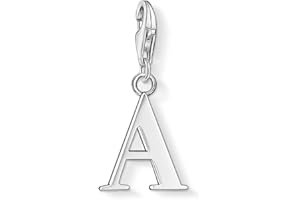 Thomas Sabo Women Charm Pendant Letter A-Z Charm Club Silver 925 Sterling Silver