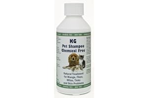 NATURAL ENZYMES KG Wash & Go No Rinse Pet Shampoo 250ml. Rids & Protects from Mange, Fleas, Ticks, Mites & Itchy Skin Problems, Promotes Hair Re-Growth. SLS, Paraben, Pesticide & Chemical Free