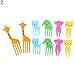 Produktbild kangql 10 PCS Kid Kind Cartoon Tier Food Fruit Pick Gabel Bento Lunch Box Decor Teile, mehrfarbig, 2#