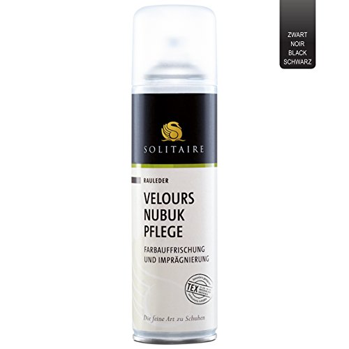 Preisvergleich Produktbild Solitaire Velours Nubuk Pflege Spray schwarz, 250 ml
