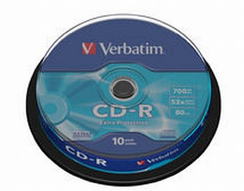 Verbatim CD-R 80min ExtraProtection Surface 52x 700MB CD-Rohlinge 10er Spindel - 2