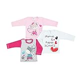 babykleidung 74 mädchen Mit praktischem Druckknopfverschluss an der Schulter für einfaches An- und Ausziehen