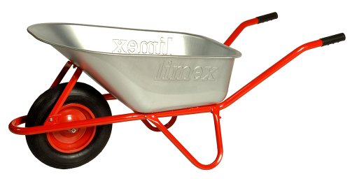 Profi Schubkarre Bauschubkarre rot 100l Liter mit Bodenplatte ***NEU/2.WAHL*** - 2