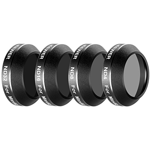 Gran Compra Para Neewer 4 piezas Kit filtro de DJI Drone Pro Mavic Quadcopter incluye:filtro ND16, ND32, ND4 y ND8 , de Multi recubierto impermeable aluminio aleación marco vidrio óptico (MC-16) Revisión