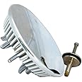 Whirlpool Bath pop up Waste Drain and Suction Cover - Chrome - 90mm with Brass Stopper - Koller
