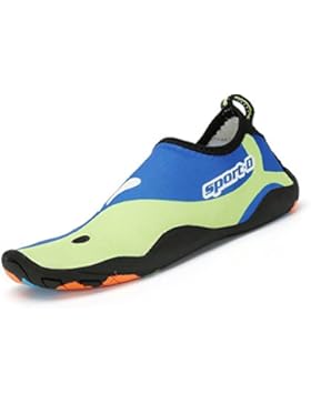 SAGUARO® Sommer Kinder Badeschuhe Aquaschuhe Slip on Schwimmschuhe Leicht Wasserschuhe Rutschfeste Strandschuhe...