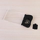 2. La gran lupa rectangular tiene una forma que le permite ver las cosas de manera natural, es la ayuda perfecta para la lectura. La lente 2X mide 57 mm (L) X93 mm (W).