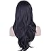 DAOTS 28" Wig Long Heat Resistant Big Wavy Hair Women Cosplay Wig (black)