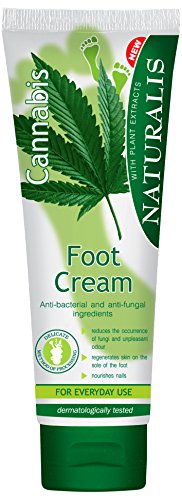 Naturalis Anti-Bacterial & Anti-Fungal Foot Cream with Cannabis extract - For Everyday Use