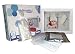 Kit Footprint 3D Baby with Frame -Back blue Stars