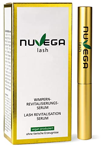 NuVega Eyelash SUPER-V - Verbessertes Veganes Wimpernserum, Wimpern Booster 3ml.