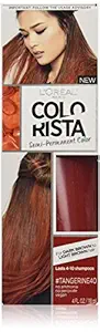 LOreal Paris Colorista Semi-Permanent Hair Colour for Brunette Hair (Tangerine, 180 g)
