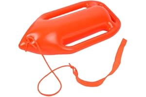 KIMET ABA Baywatch Boje, Schwimmboje mit Umhängegurt und Haltegriffen, Schwimmhilfe