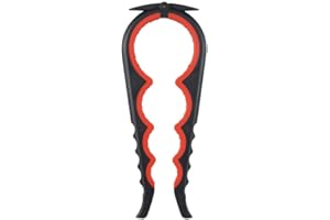TIMIDAILY Multifunzione Apribottiglie - Apriscatole manuale in plastica multifunzione con supporto a morsetti in silicone antiscivolo, compatto e sottile, ideale per cucina, ristorante, bar e anziani.