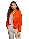 americana roja mujer h&m Estilo de ropa: Negocios oodji Ultra Mujer Chaqueta Transformable con Parte Inferior Desmontable, Rojo, ES 40 / M