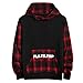 Produktbild Realde Herren Kapuzenpullover Hoodie Pullover Mode Freizeithemd Gitter Sweatshirt mit Taschen Mantel Outwear Männer Kapuzenpulli Langarmshirts Oberteile