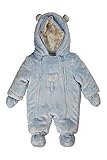 Kanz Unisex Baby Overall m. Kapuze + abnehmbaren Fäustlingen 0003508 Hooded Long Sleeve Snowsuit