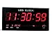 Produktbild Wanduhr digital Messgerät Temperatur Kalender Datum Tag Woche LED rot 220 V