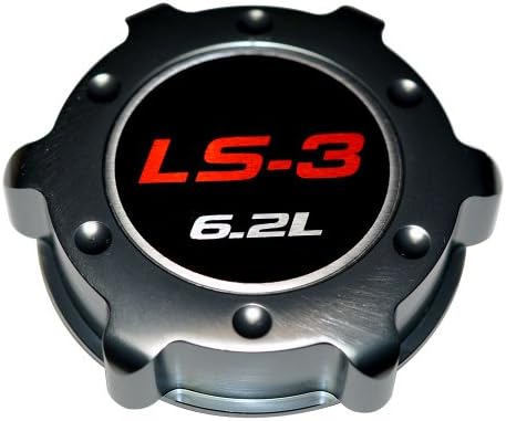 Vision Motor Sports VMS RACING LS3 6.2L Gunmetal OIL CAP in Billet Aluminum Compatible with Chevrolet Pontiac G8 GXP LS3 Engines 09 10 2009 2010