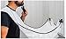 Vinsani Beard Bib Catcher Trim Shave Facial Hair Beard Apron - White